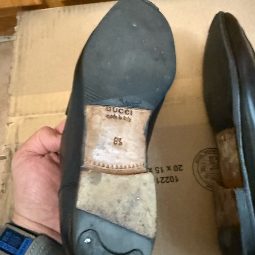 Gucci classic loafers 8 1/2 black excellencet cond taken care of - Picture 11 of 16